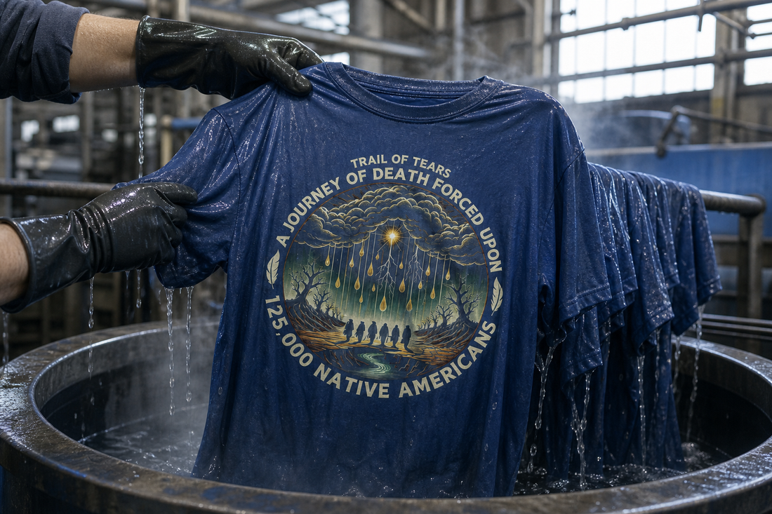 How a Garment-Dyed Tee Gets Its Color