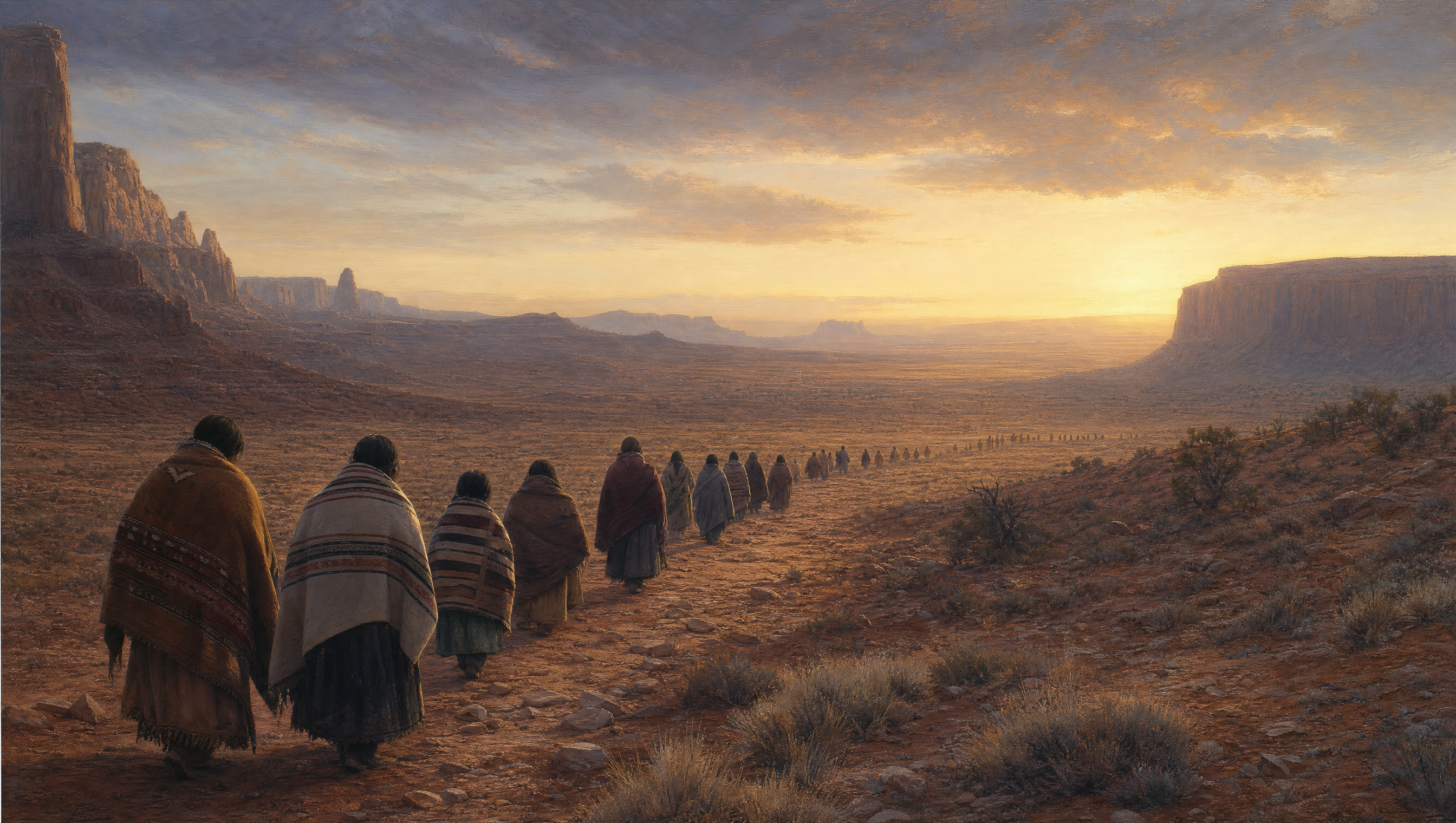 Illustration of the Long Walk
