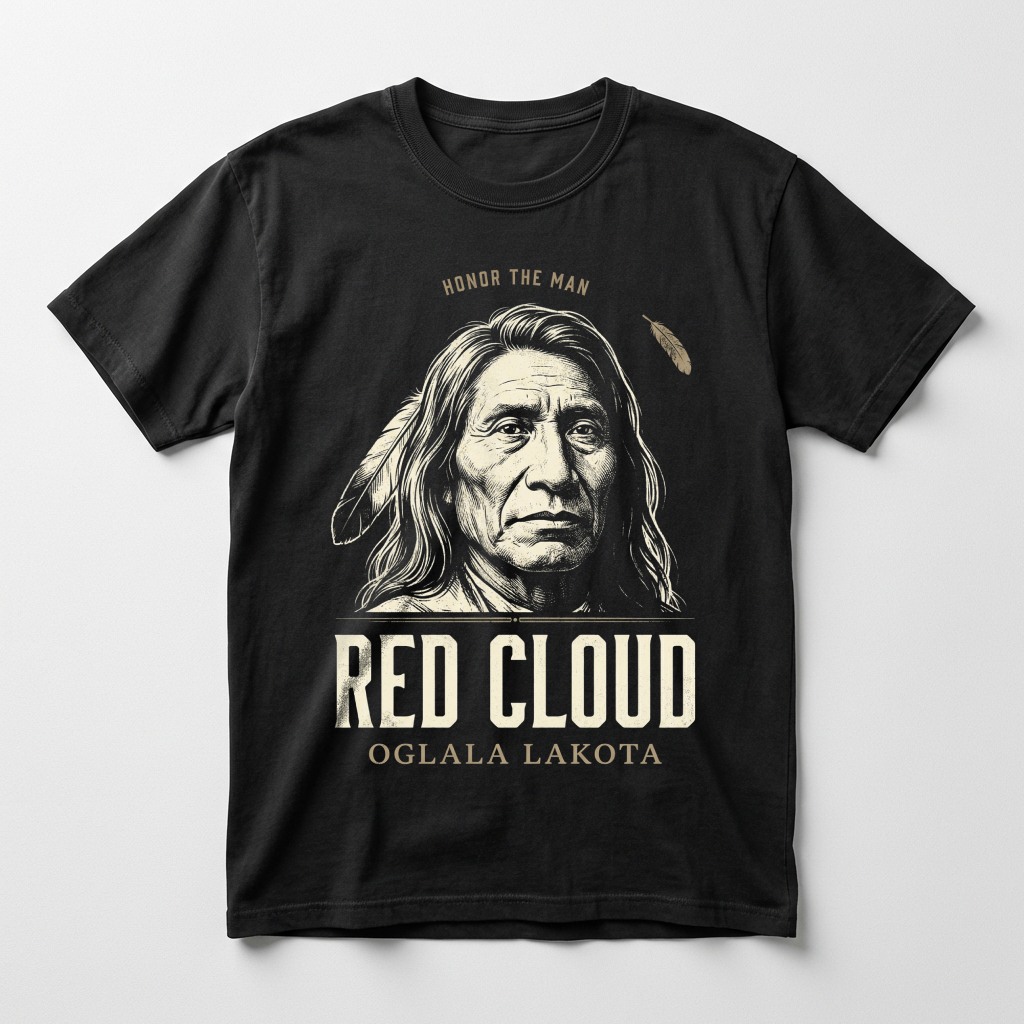 Red Cloud — Honor the Man — Double-sided T-shirt