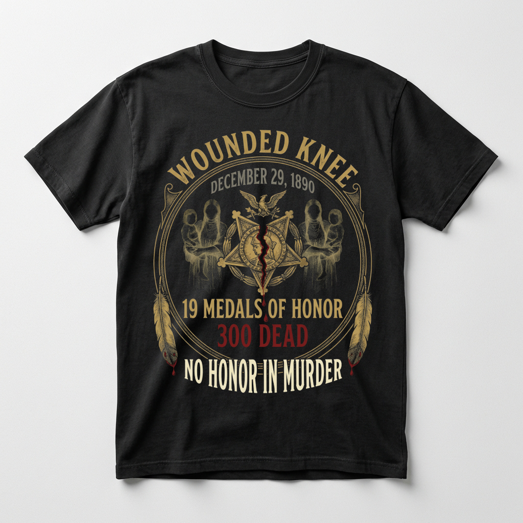 Luvaya — Wounded Knee — Heritage Tee