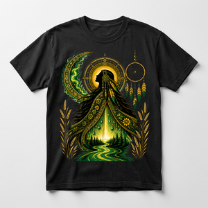 Kimama II in black Trail of Tears shirt