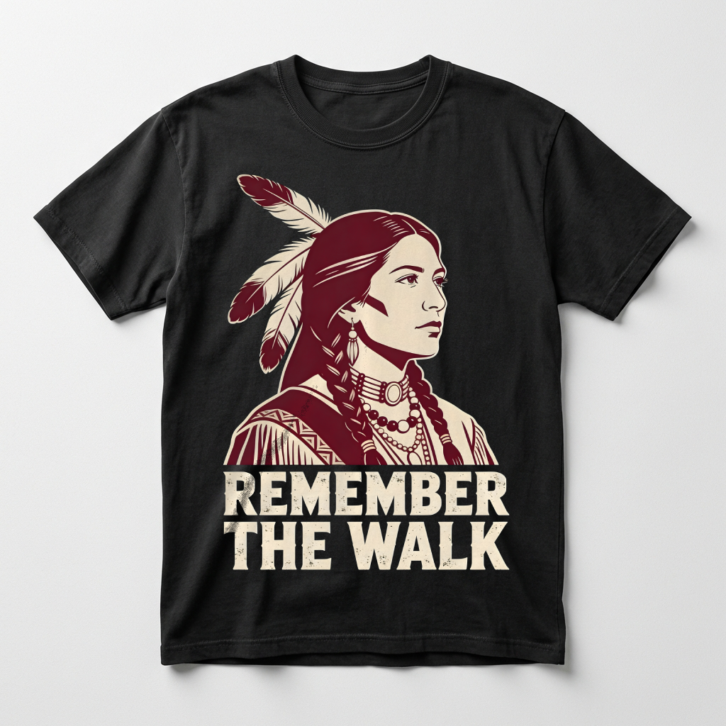 Mokawe — Trail of Tears — Double-sided T-shirt