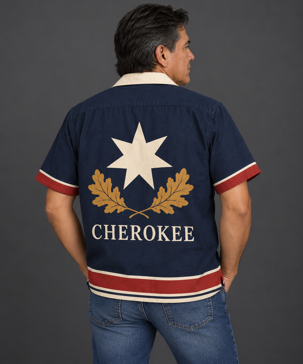 Midnight Oak — Cherokee Heritage — Hawaiian Shirt