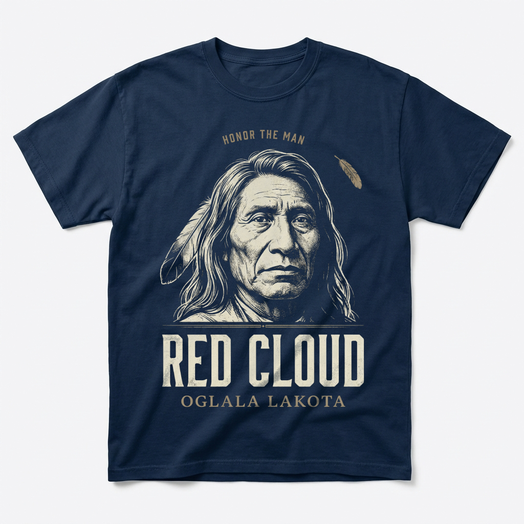 Red Cloud — Honor the Man — Double-sided T-shirt