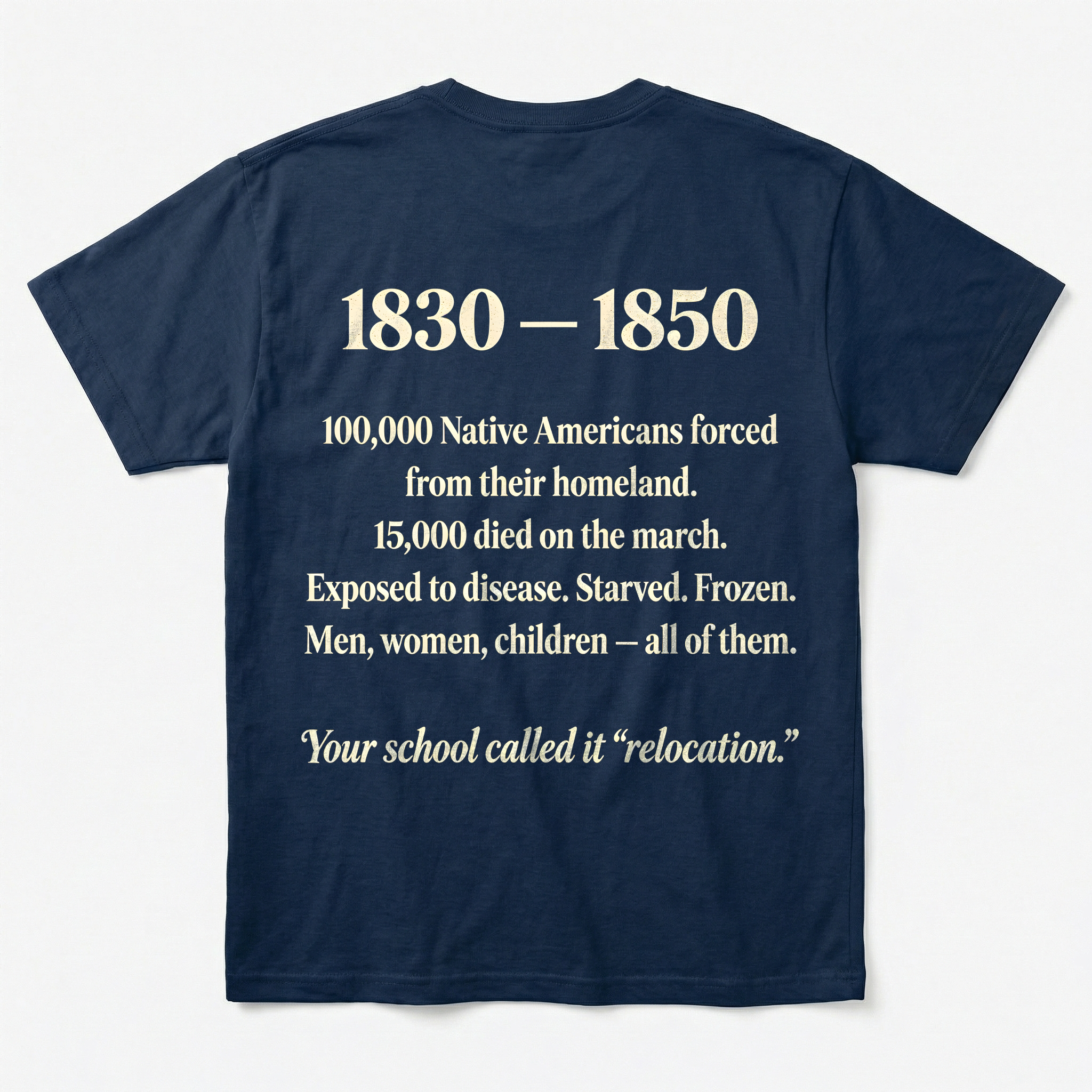 Mokawe — Trail of Tears — Double-sided T-shirt