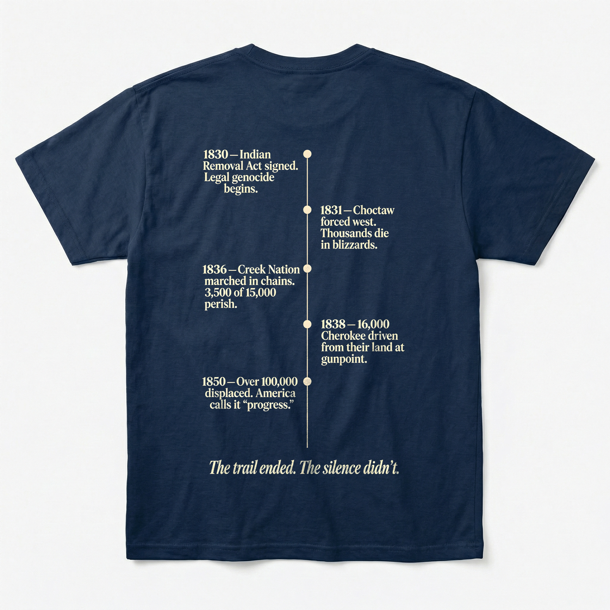 Yuvoka — Trail of Tears — Double-sided T-shirt