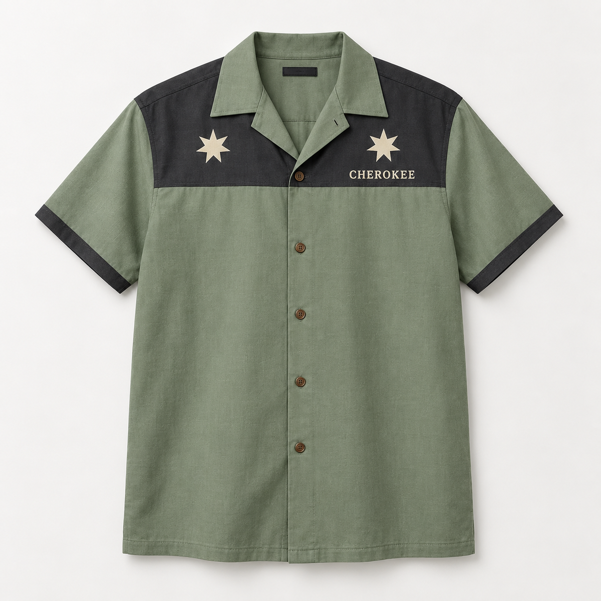 Sage Horizon — Cherokee Heritage — Hawaiian Shirt