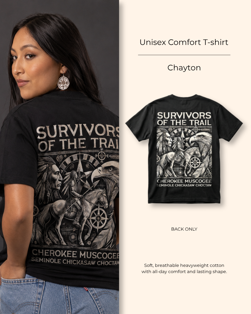 Chayton — Trail of Tears — Heritage Tee — Back