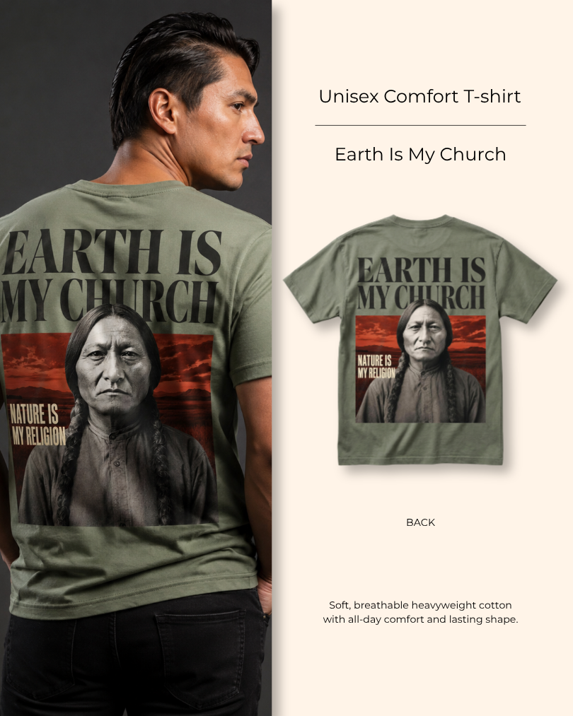 Earth Is My Church — Prairie — Heritage Tee