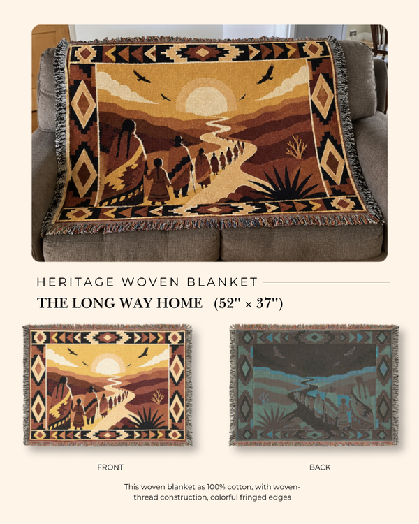 The Long Way Home — Heritage Woven Blanket