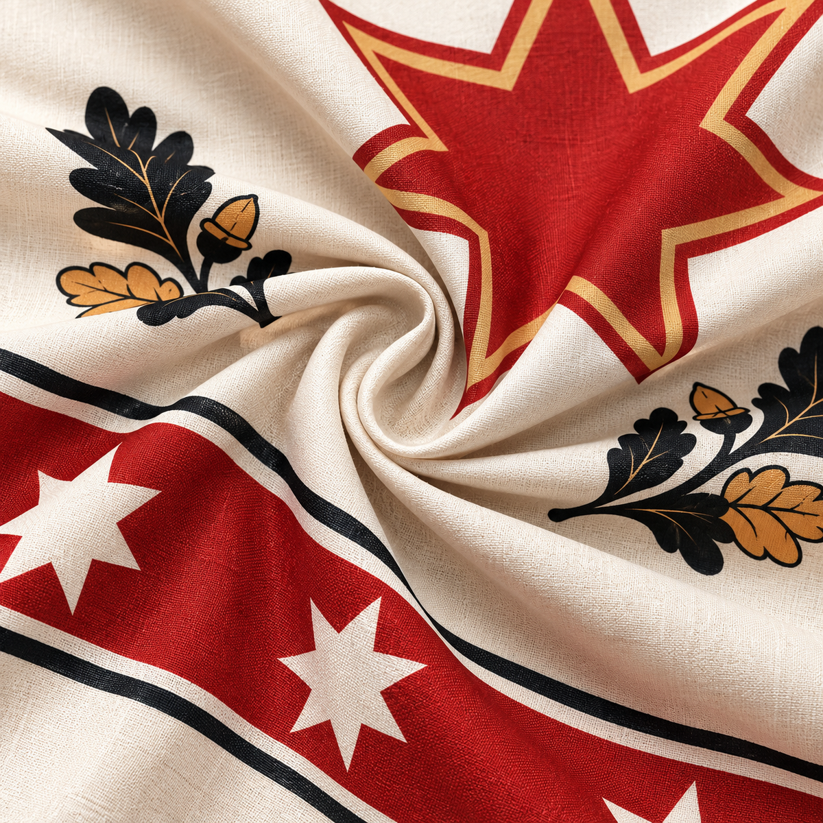 Crimson Star — Cherokee Heritage — Hawaiian Shirt