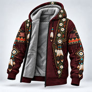 Rose Along the Trail 3D zip hoodie, front view