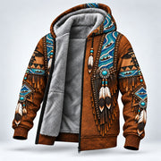 Water Route 3D zip hoodie, front view