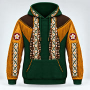 Cherokee Rose 3D pullover hoodie, front