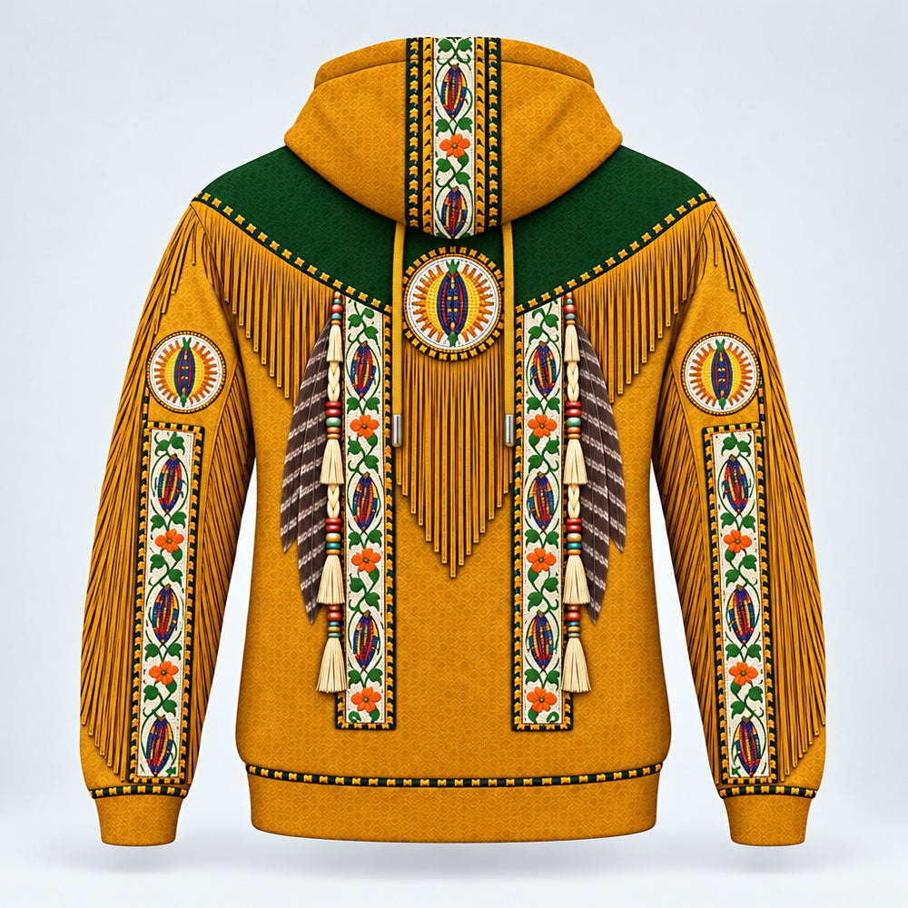 Three Sisters 3D pullover hoodie, back