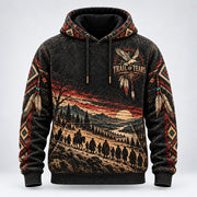 Eagle Over the Trail Trail of Tears pullover hoodie, front