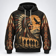 Journey of Death Trail of Tears pullover hoodie, Black, front