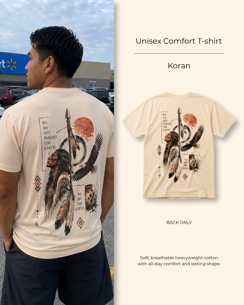 Koran — Trail of Honor — Heritage Tee — Back
