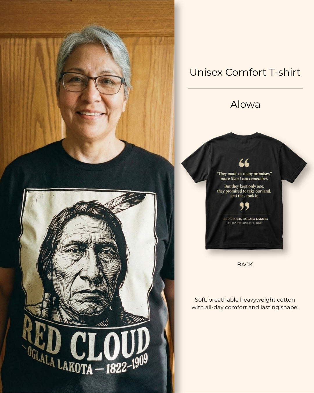 Alowa — The Founding Father — Double-sided T-shirt