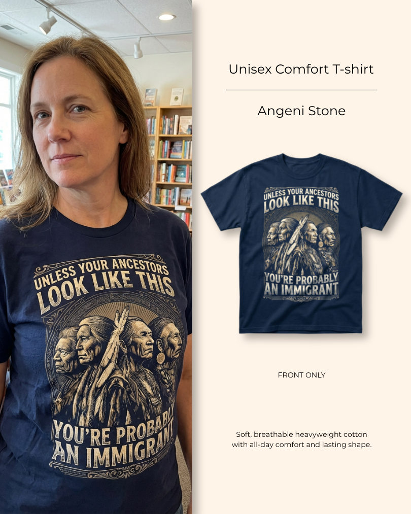 Angeni Stone — Ancestors’ Pride — Heritage Tee