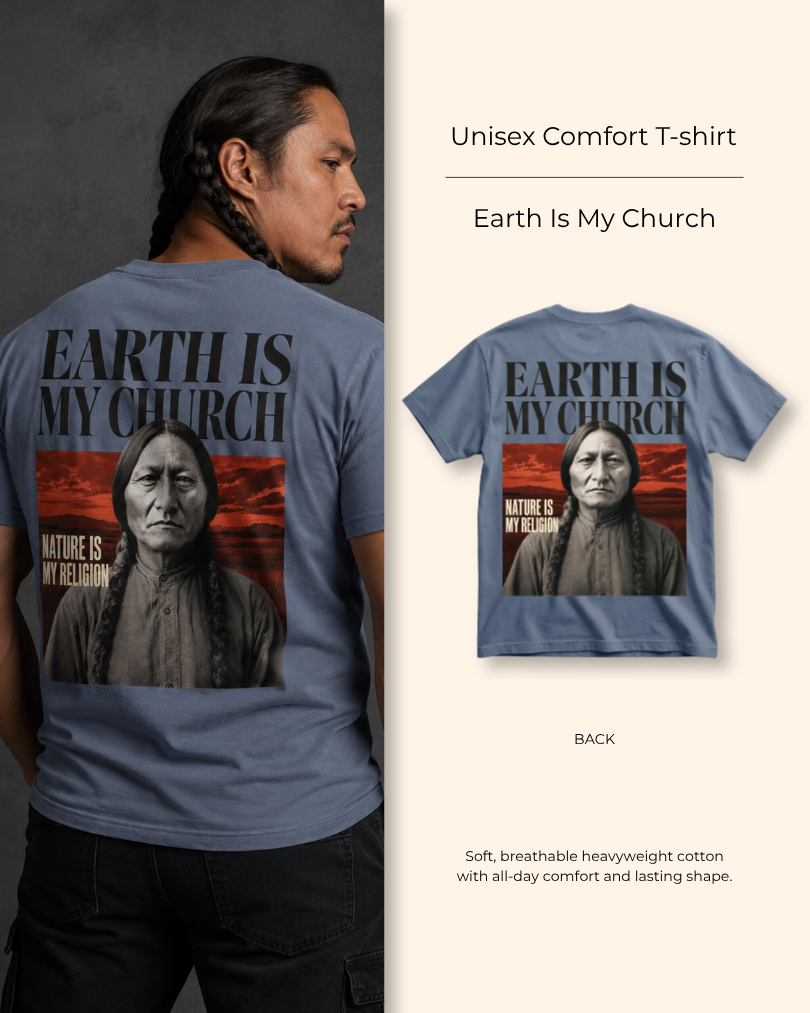 Earth Is My Church — Prairie — Heritage Tee