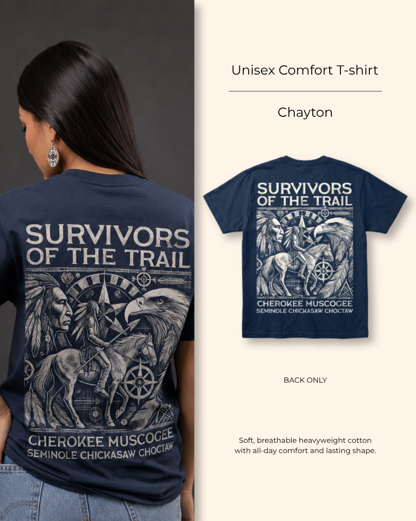 Chayton — Trail of Tears — Heritage Tee — Back