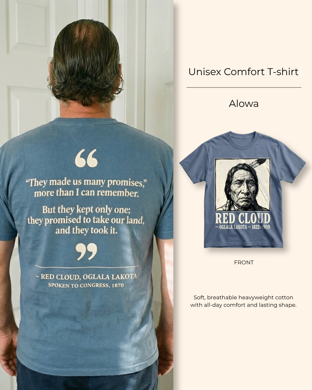 Alowa — The Founding Father — Double-sided T-shirt