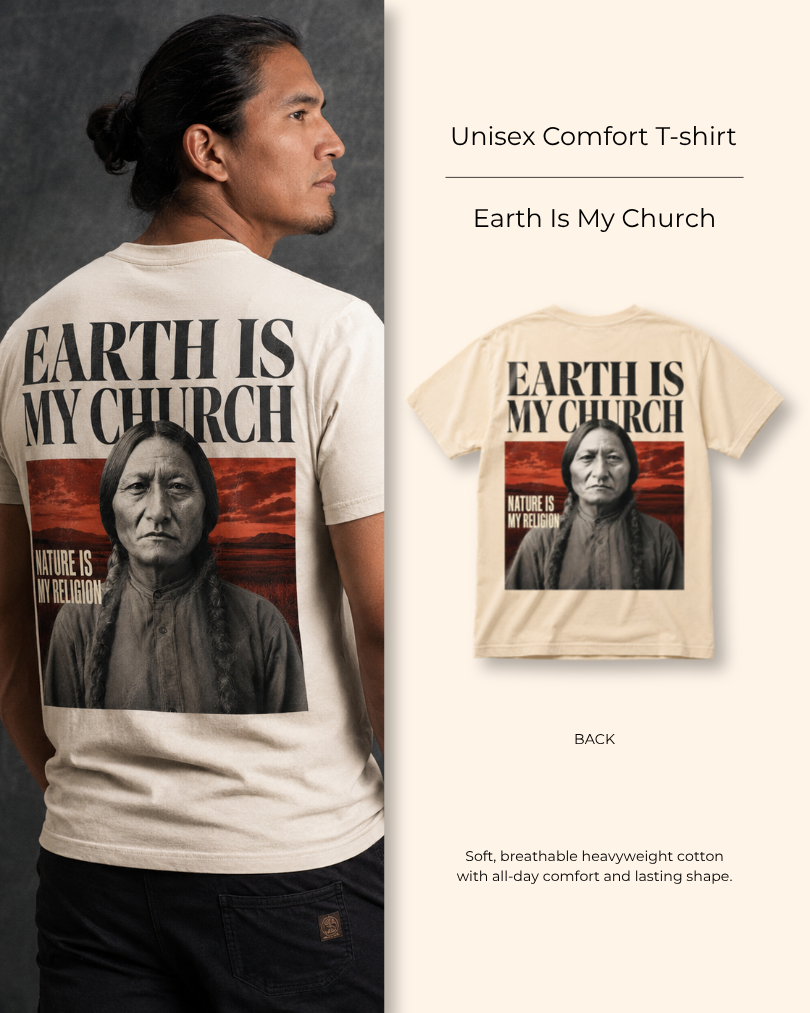 Earth Is My Church — Prairie — Heritage Tee
