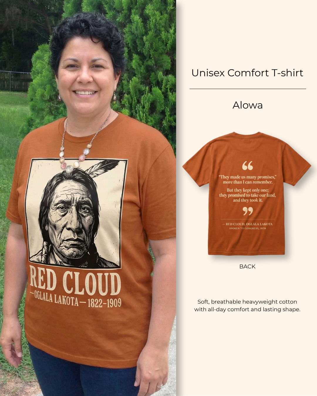 Alowa — The Founding Father — Double-sided T-shirt
