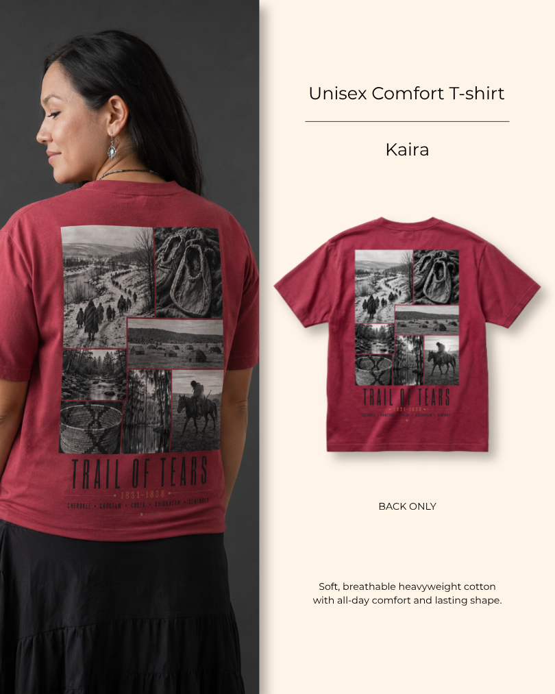 Kaira — Trail of Tears — Heritage Tee — Back