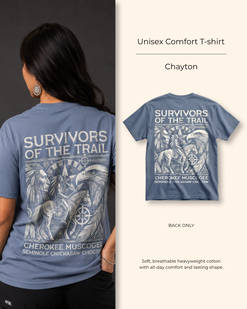 Chayton — Trail of Tears — Heritage Tee — Back