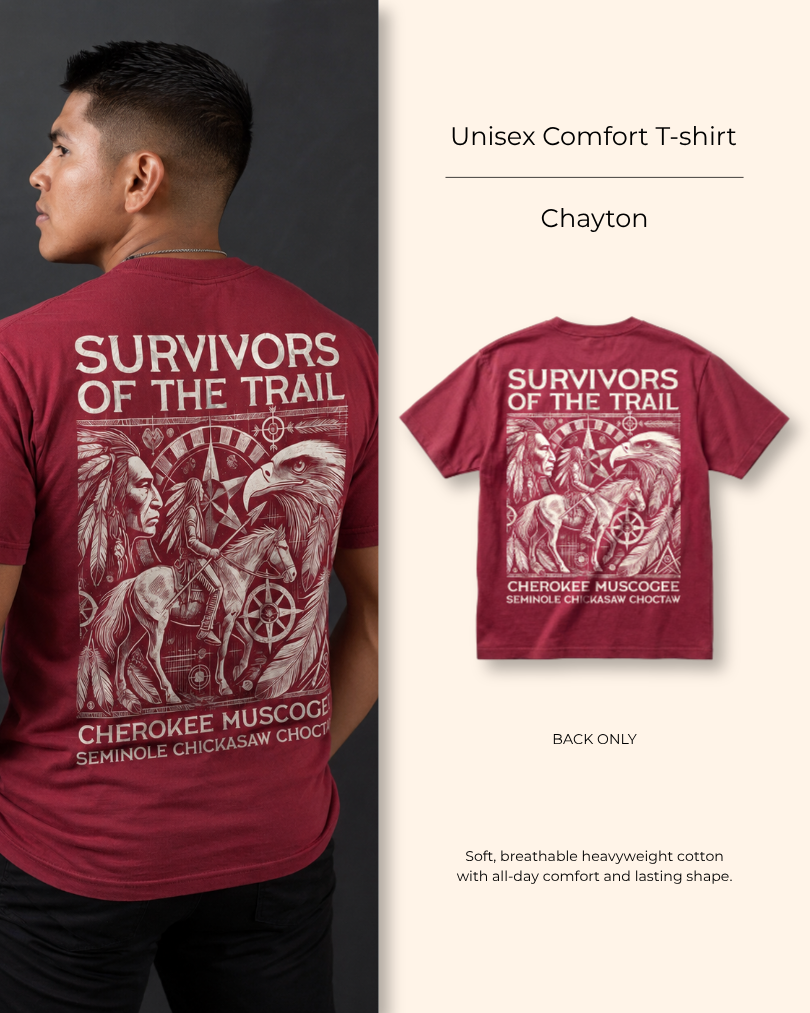 Chayton — Trail of Tears — Heritage Tee — Back