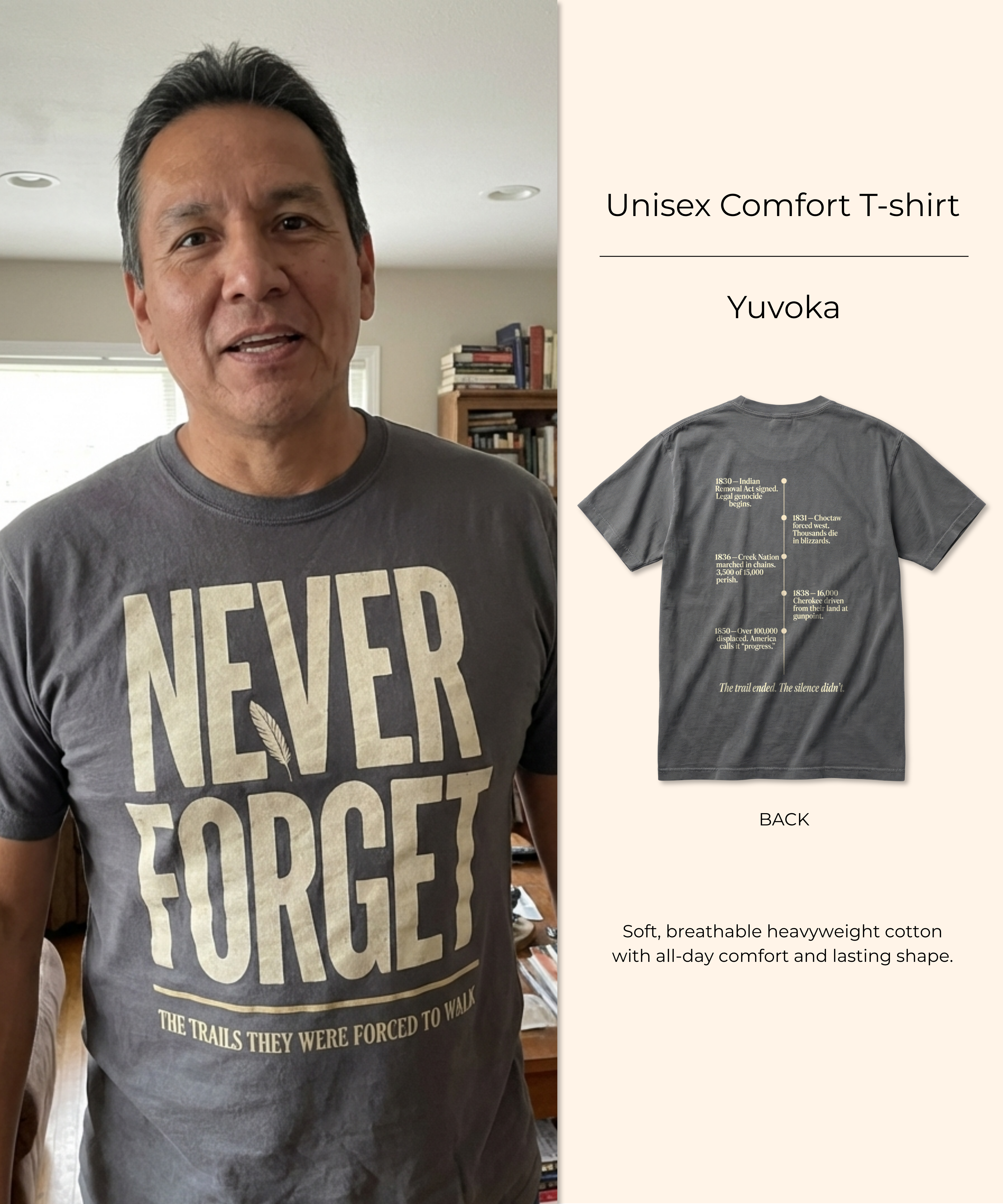 Yuvoka — Trail of Tears — Double-sided T-shirt