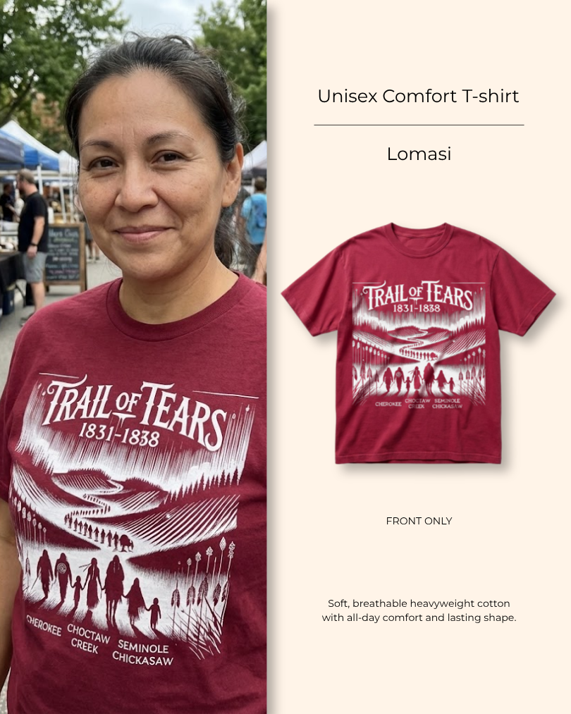 Lomasi — Trail of Tears — Heritage Tee