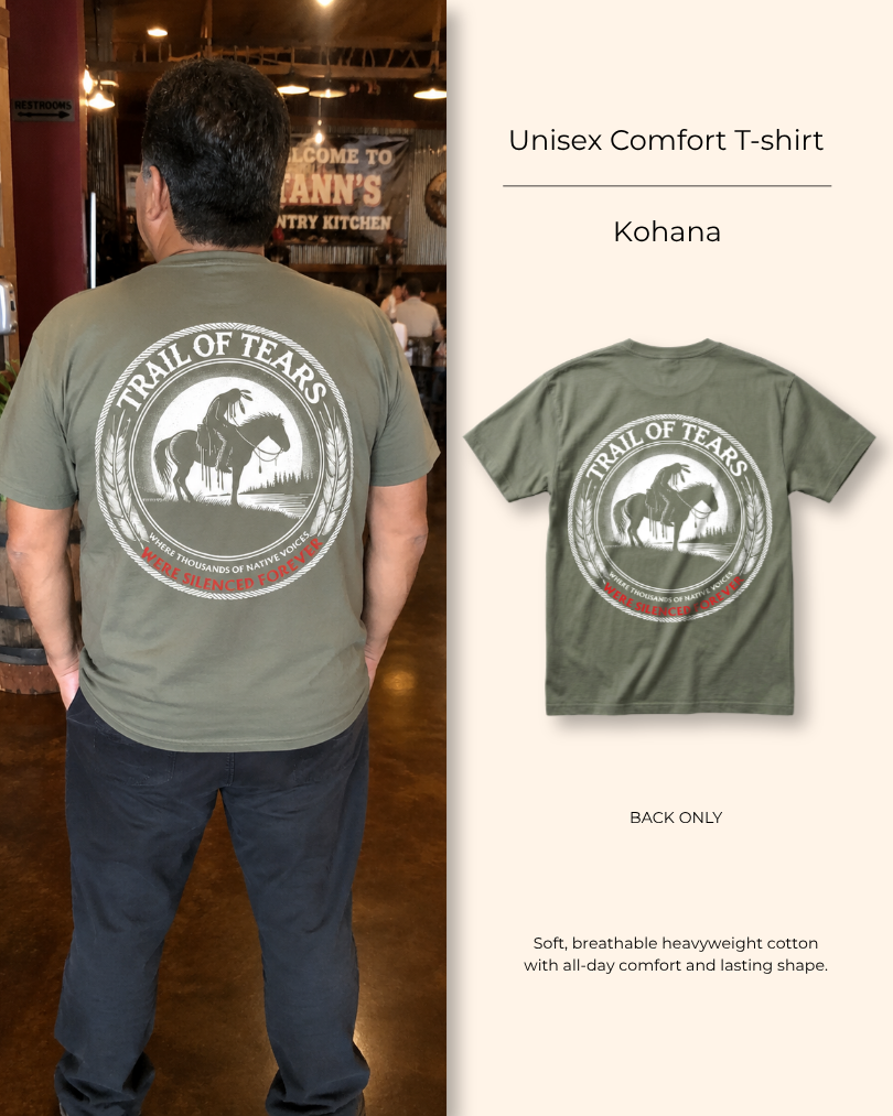 Kohana — Trail of Tears — Heritage Tee — Back