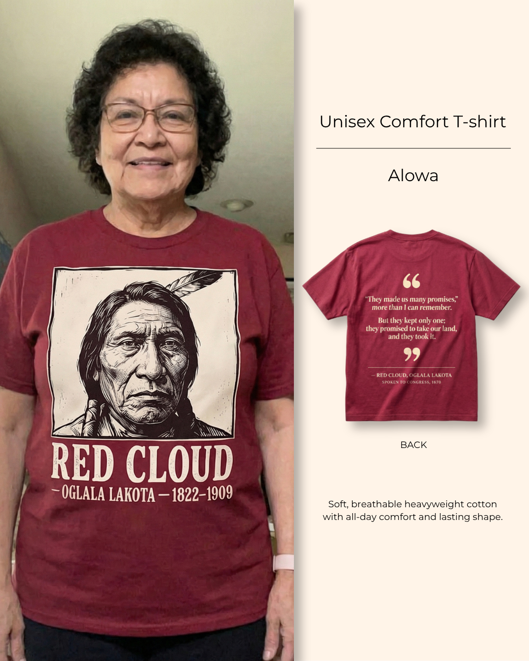 Alowa — The Founding Father — Double-sided T-shirt
