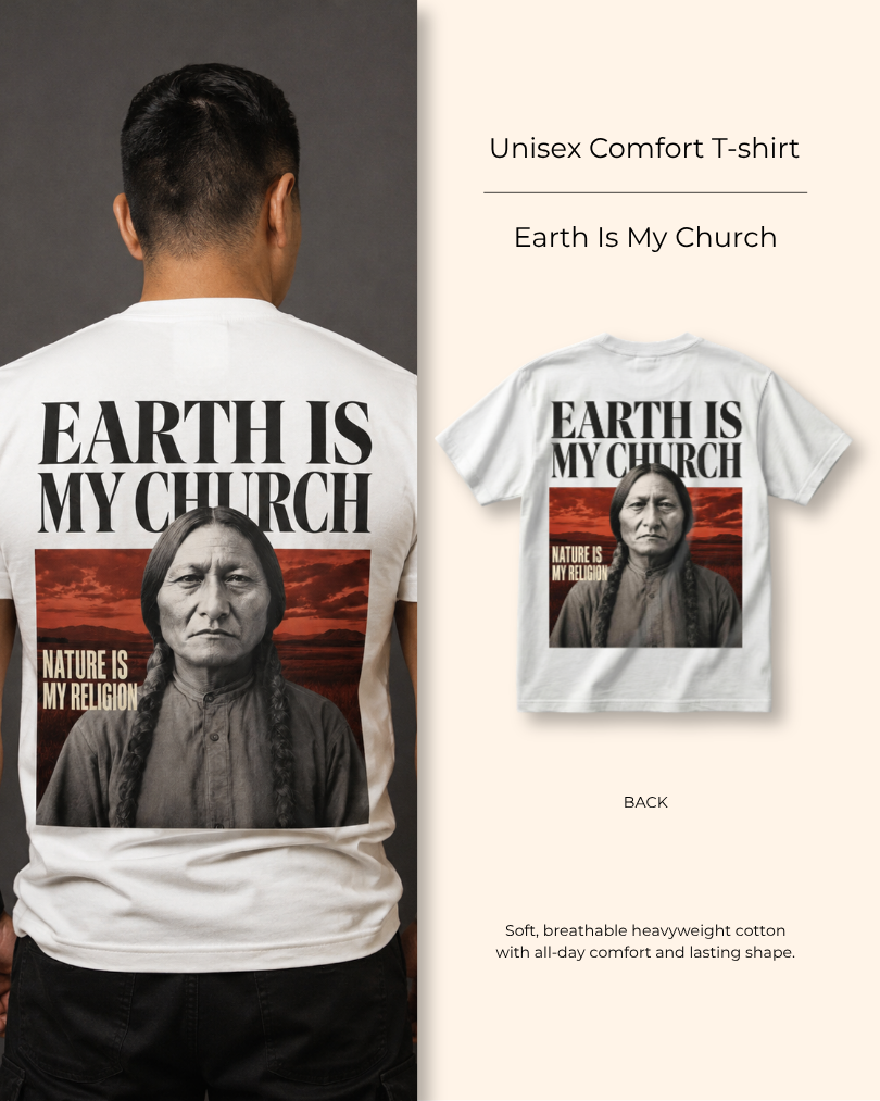 Earth Is My Church — Prairie — Heritage Tee