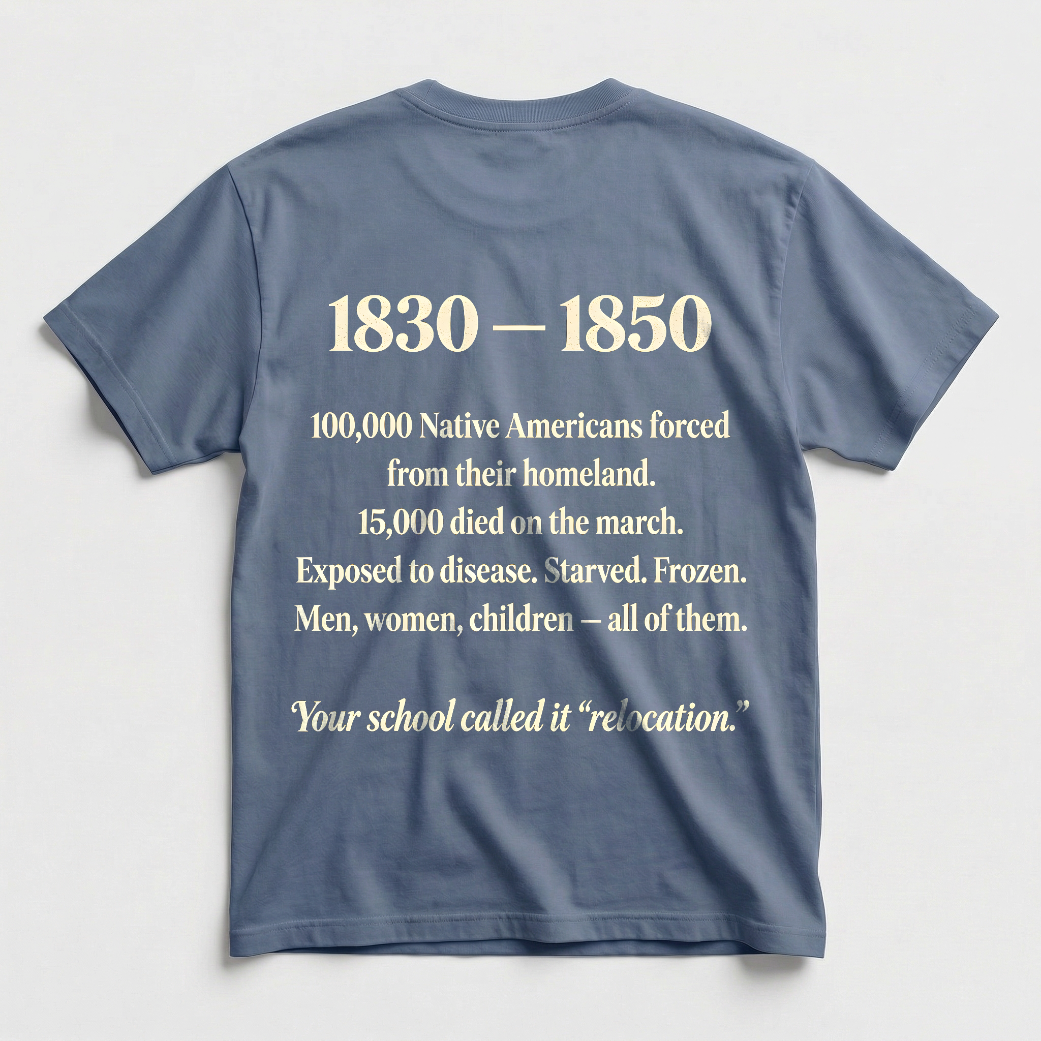 Mokawe — Trail of Tears — Double-sided T-shirt