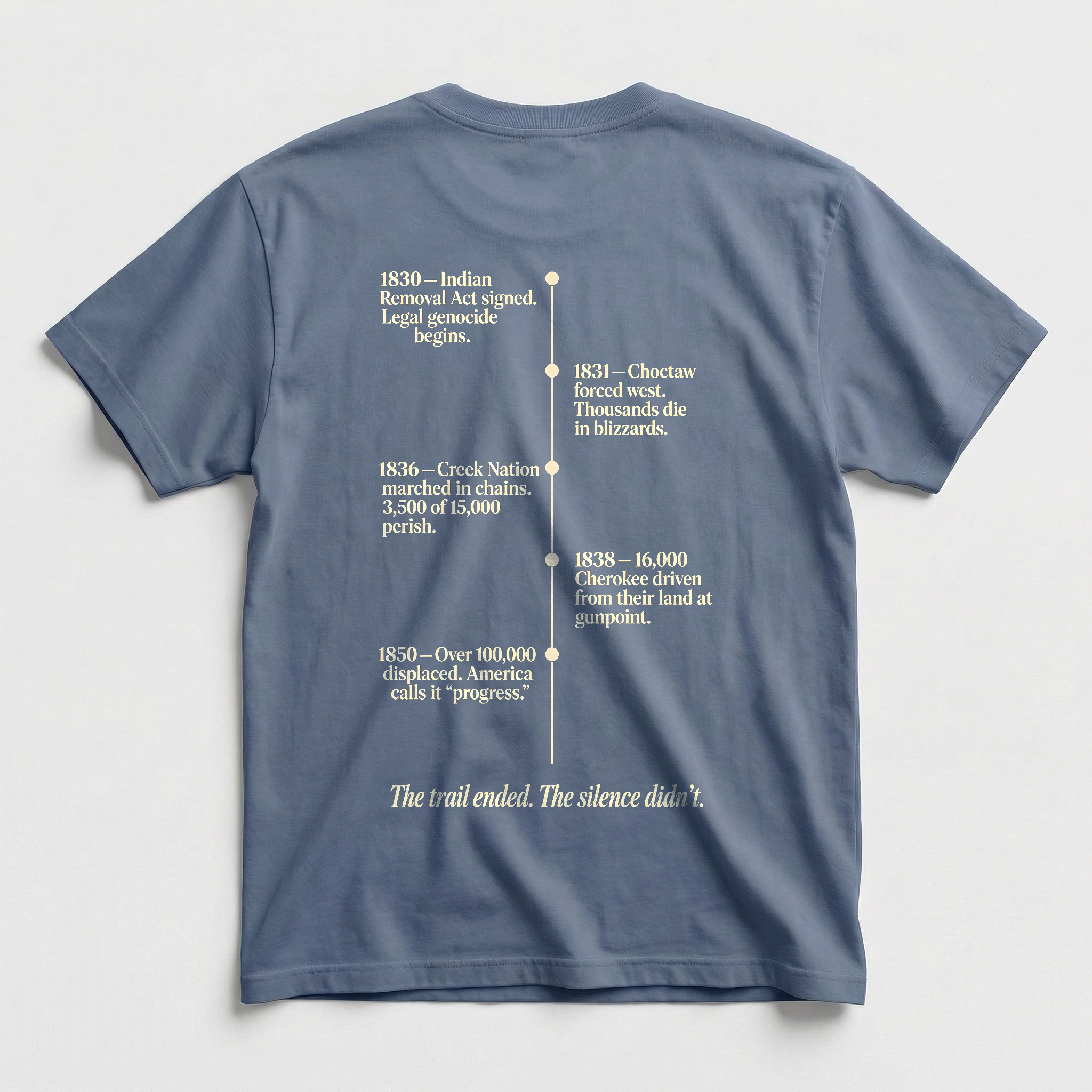 Yuvoka — Trail of Tears — Double-sided T-shirt