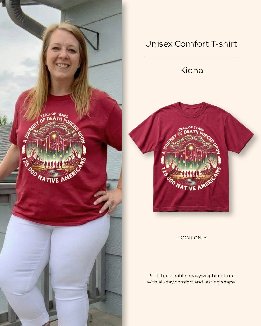 "Kiona" | Trail Of Tears | Unisex Tee