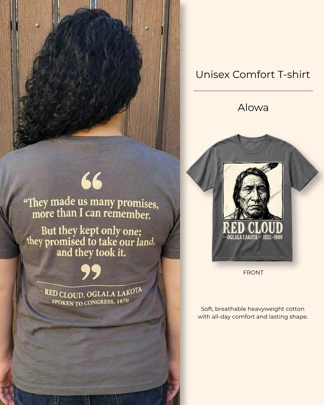 Alowa — The Founding Father — Double-sided T-shirt