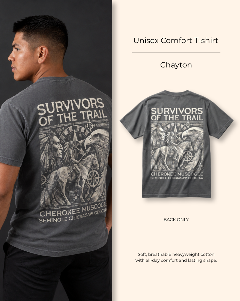 Chayton — Trail of Tears — Heritage Tee — Back