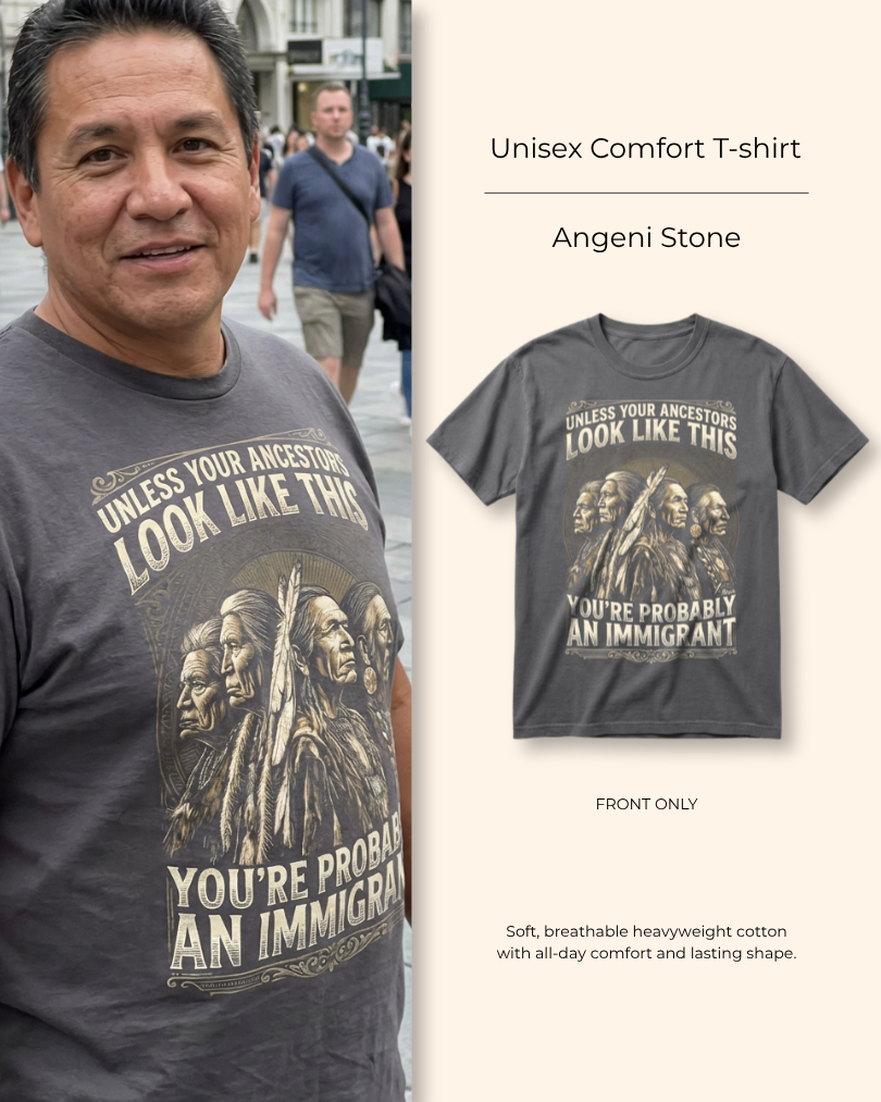 Angeni Stone — Ancestors’ Pride — Heritage Tee