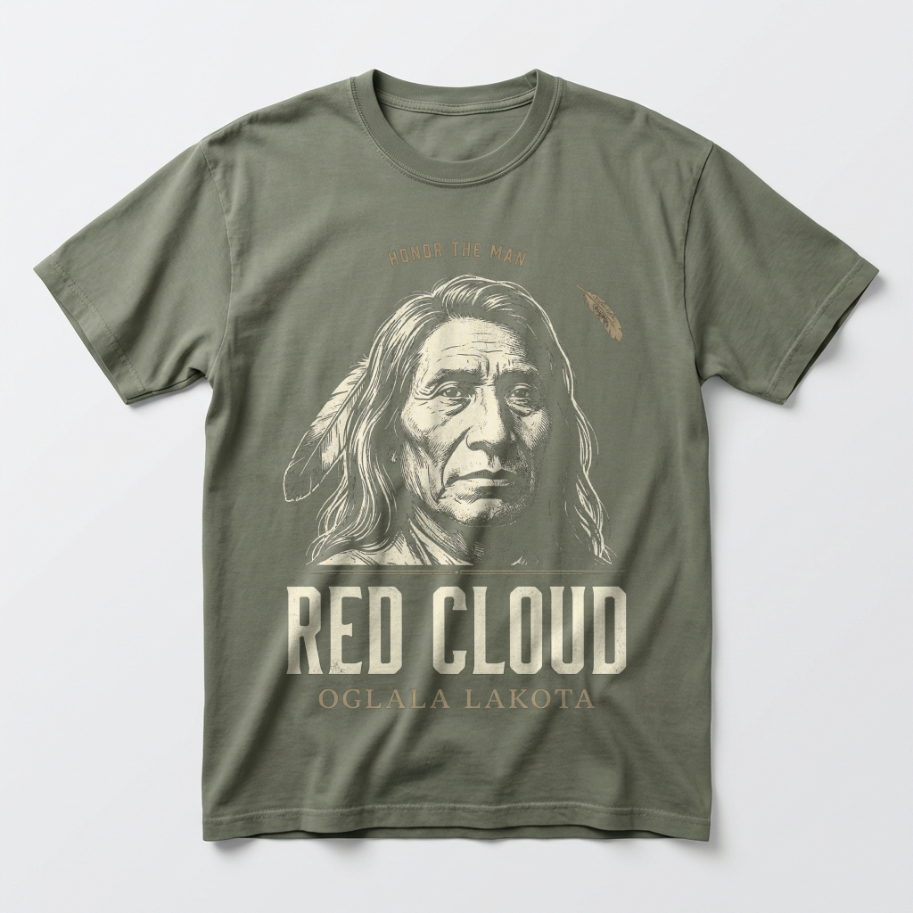 Red Cloud — Honor the Man — Double-sided T-shirt