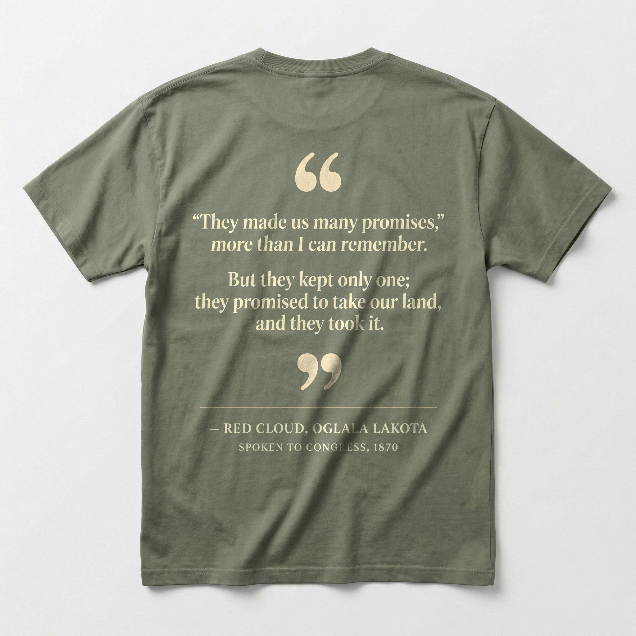 Alowa — The Founding Father — Double-sided T-shirt