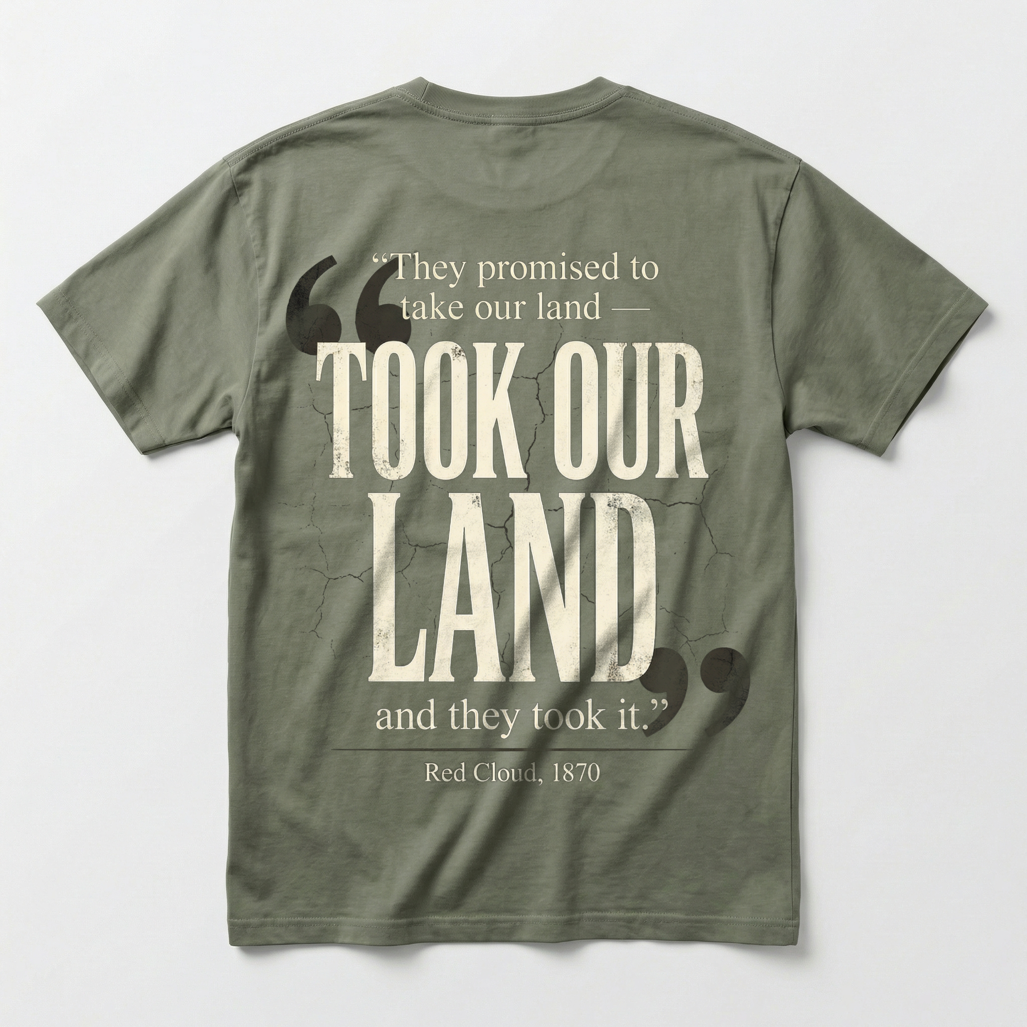 Red Cloud — Honor the Man — Double-sided T-shirt
