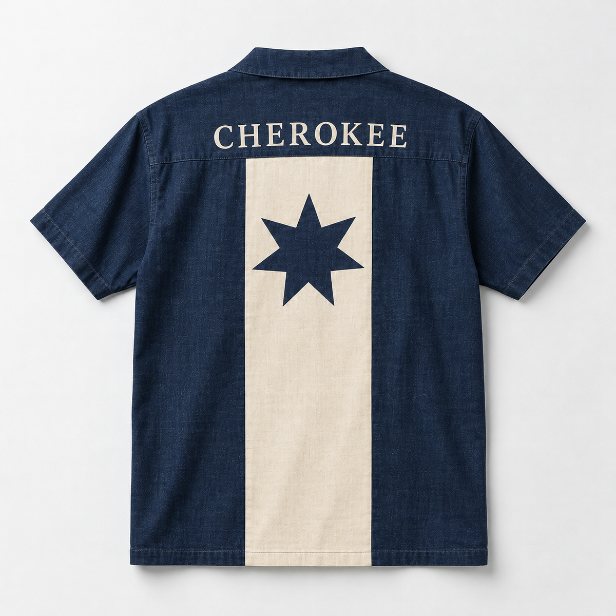 Indigo Line — Cherokee Heritage — Hawaiian Shirt