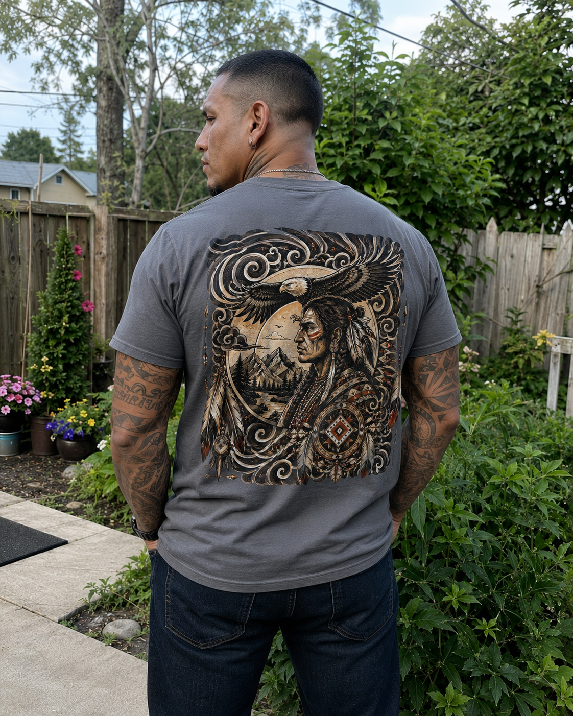 Senok — Trail of Honor — Double-sided T-shirt