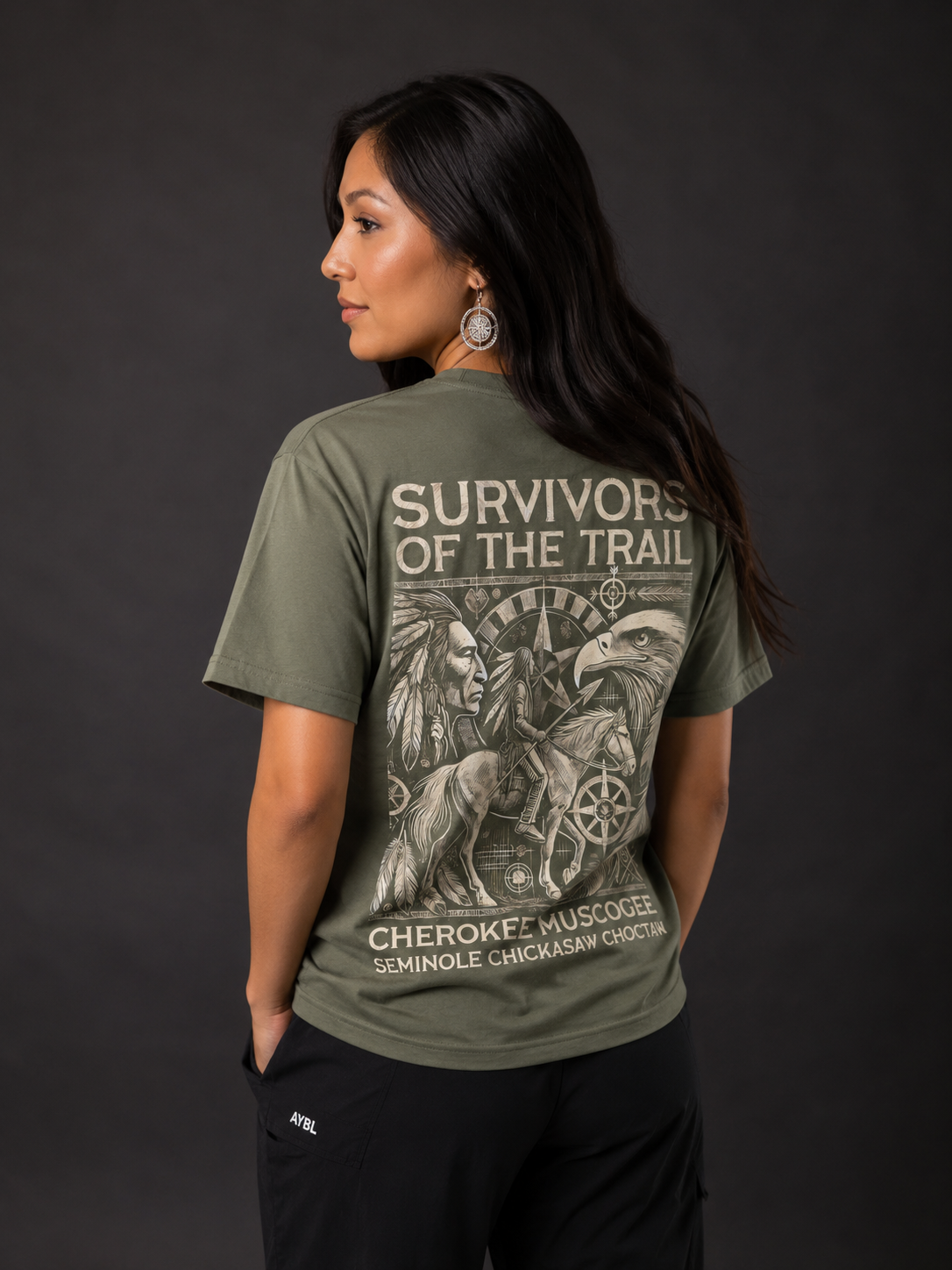 Chayton — Trail of Tears — Heritage Tee — Back