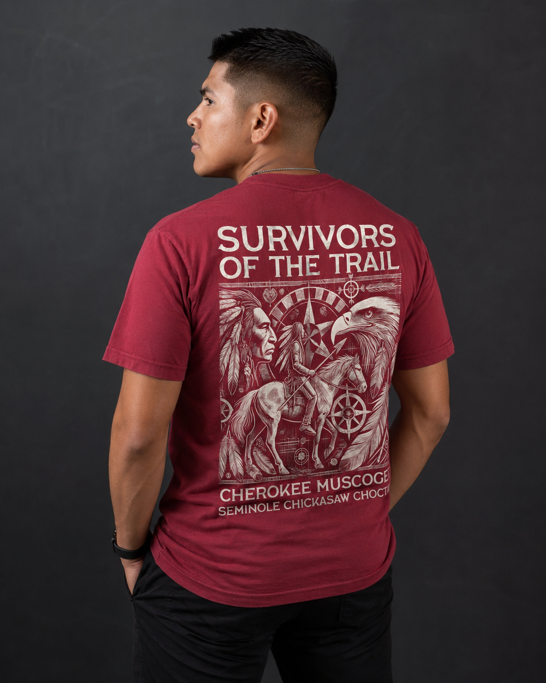 Chayton — Trail of Tears — Heritage Tee — Back